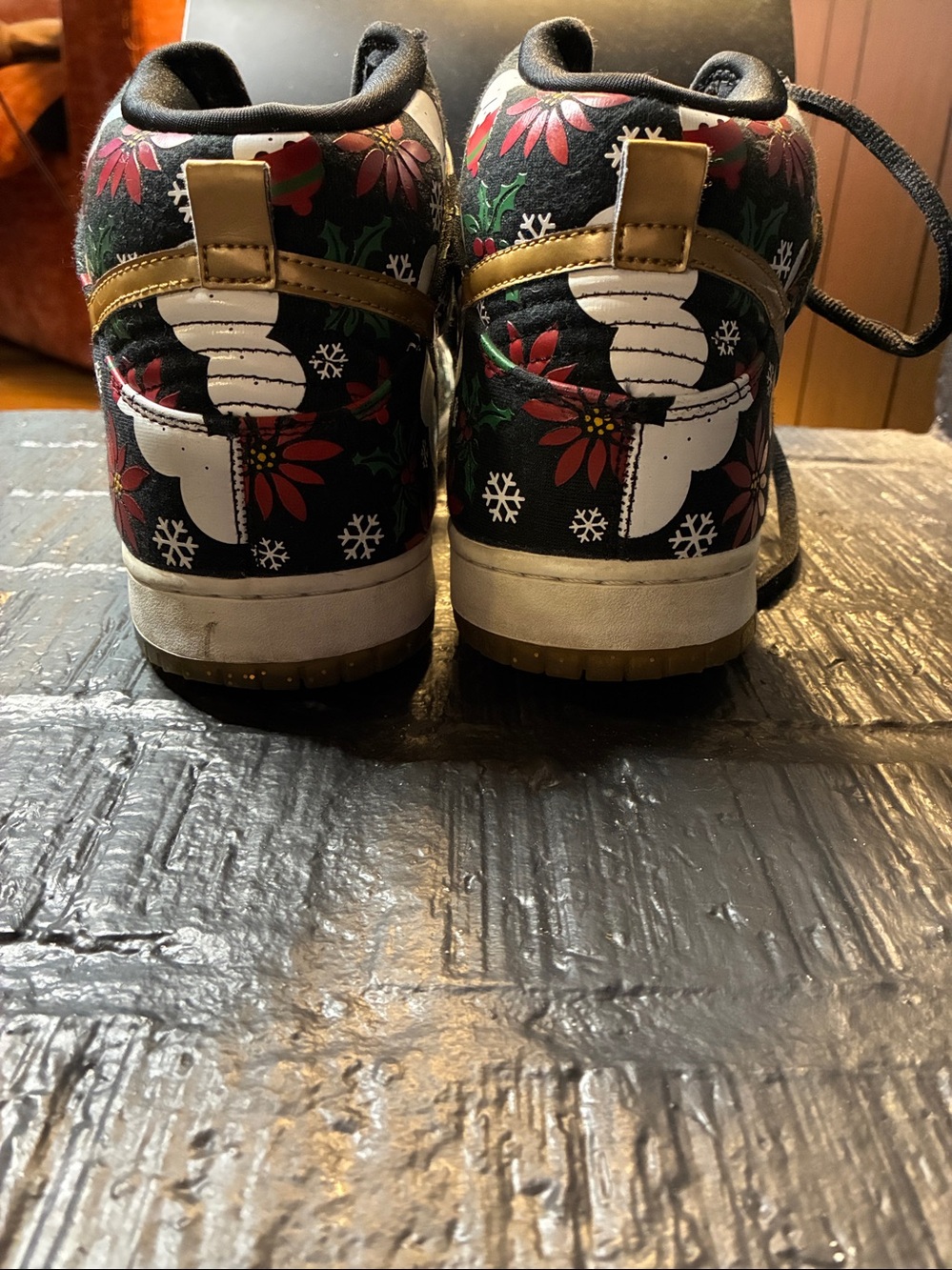 CONCEPTS Nike SB Dunk High “Ugly Christmas Sweater” Sneakers-Men’s - Picture 2 of 5